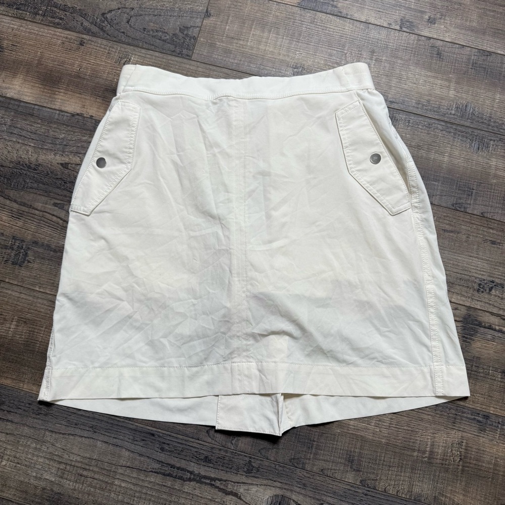 Athleta Off White Vienna High-Waisted Skort Skirt Women's Size 10
